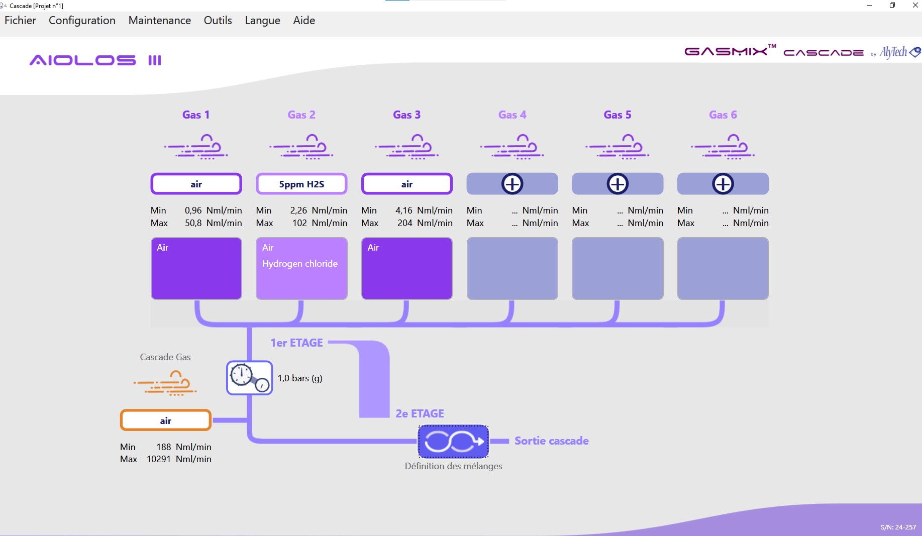 GasMix™ software — audit trail and reports for gas mixing systems