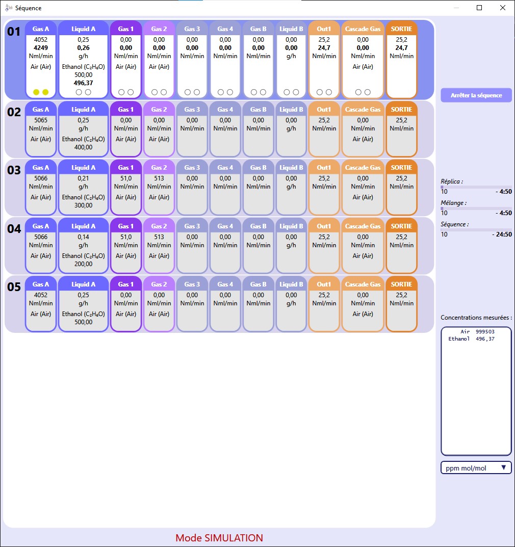 AlySoft — sequence in progress