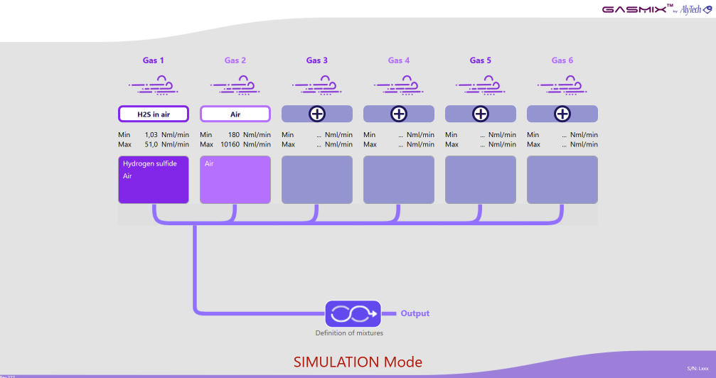 GasMix™ software — complex recipe and dilution calculator