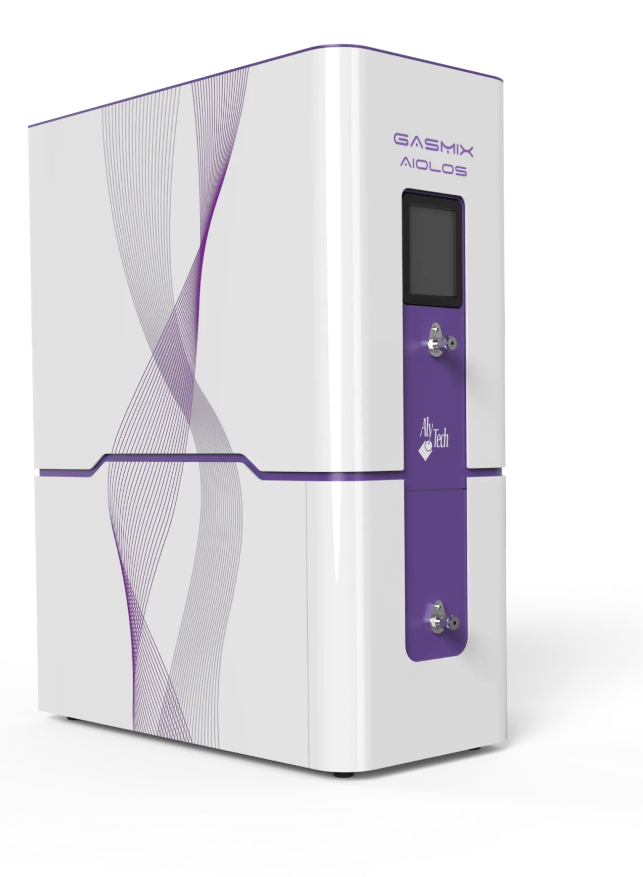 Alytech GasMix Aiolos III system used as a precision gas mixer